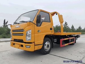 国六江铃顺达蓝牌一拖二清障车12w
