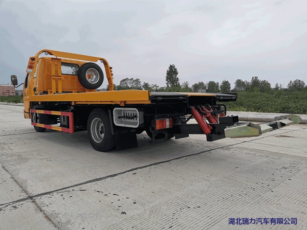 国六江铃顺达蓝牌一拖二清障车12w