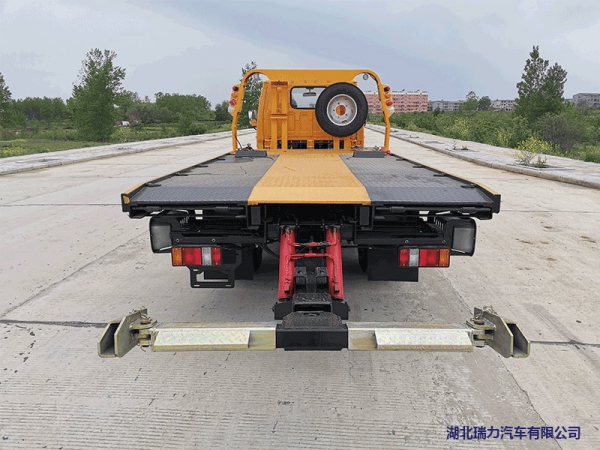 国六江铃顺达蓝牌一拖二清障车12w