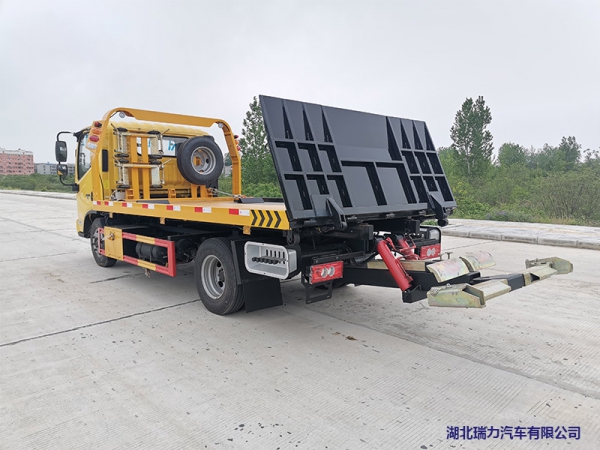 福田欧马可一拖二清障车