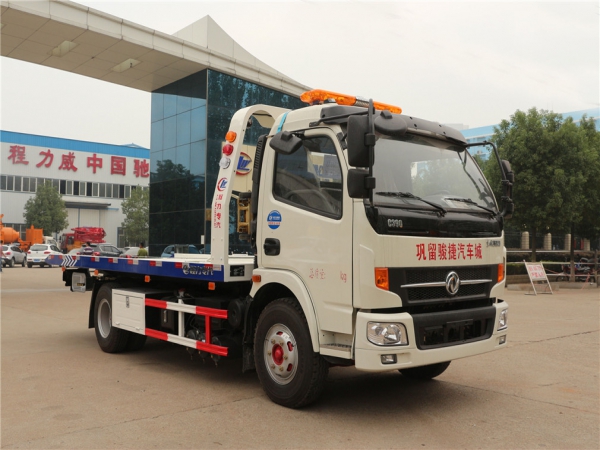 东风凯普特一拖二清障车