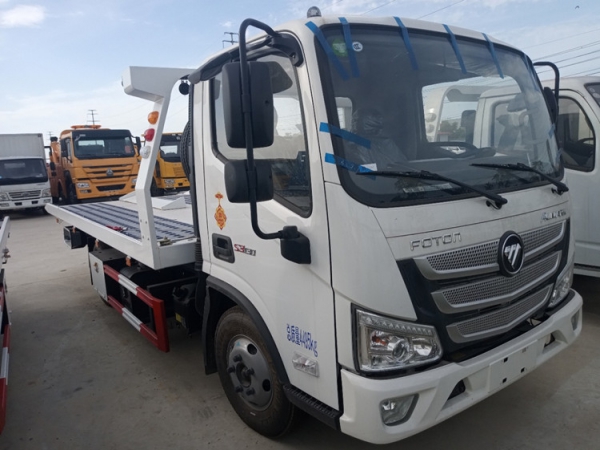 福田欧马可蓝牌一拖二清障车（国六）