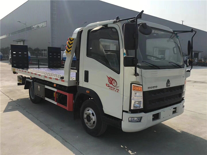 重汽豪沃蓝牌清障车